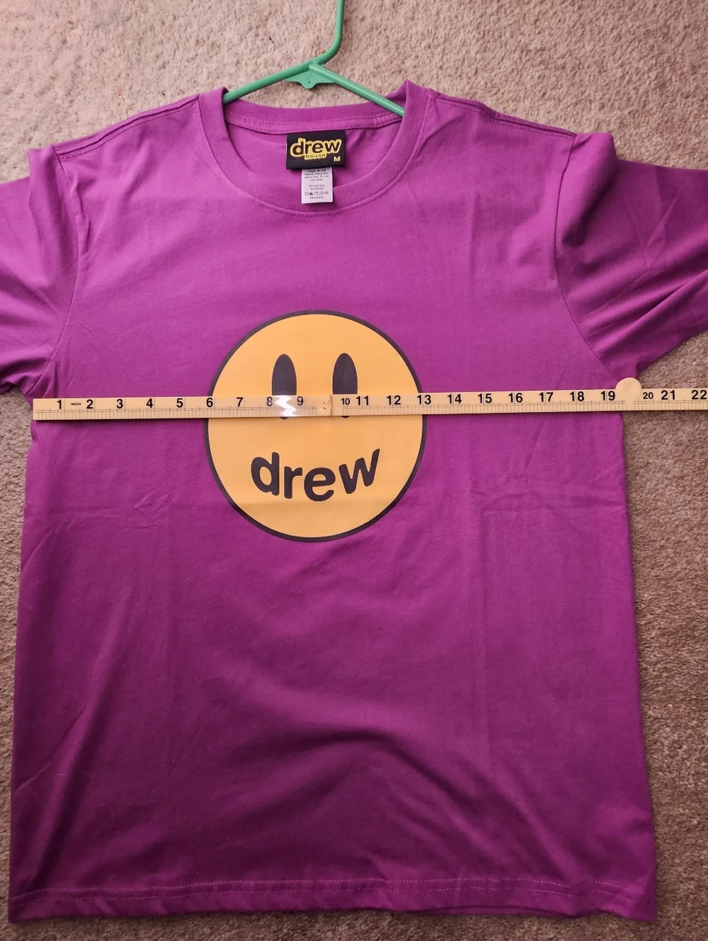 Drew House Mascot Purple T Shirt - Picture 6 of 6